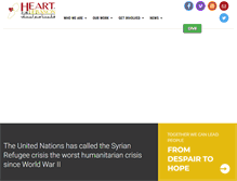 Tablet Screenshot of heartforlebanon.org